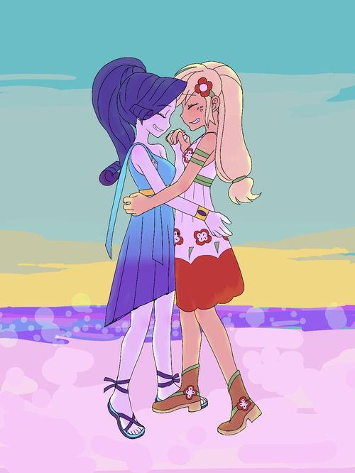 小马国女孩吃瓜,小马国女孩的瓜田奇遇记